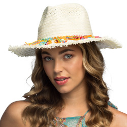 Bohemian slamenný klobúk